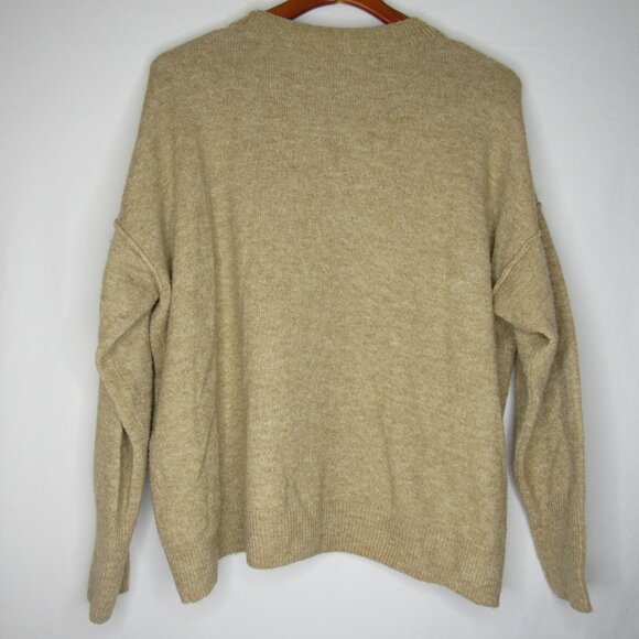 Vince Camuto Camel Tan Center Seam Sweater Women's L Large - Picture 7 of 8